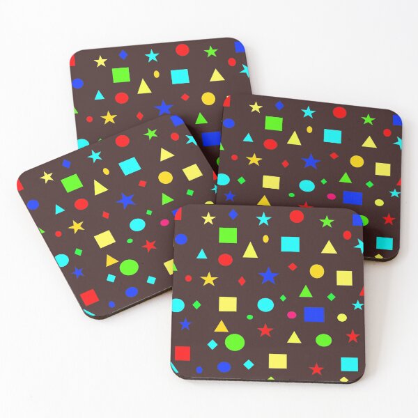 Item preview, Shapes and Colors Pattern designed and sold by DTEH.