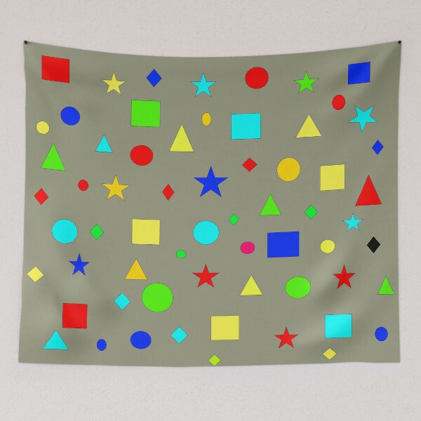 Item preview, Shapes and Colors Pattern designed and sold by DTEH.