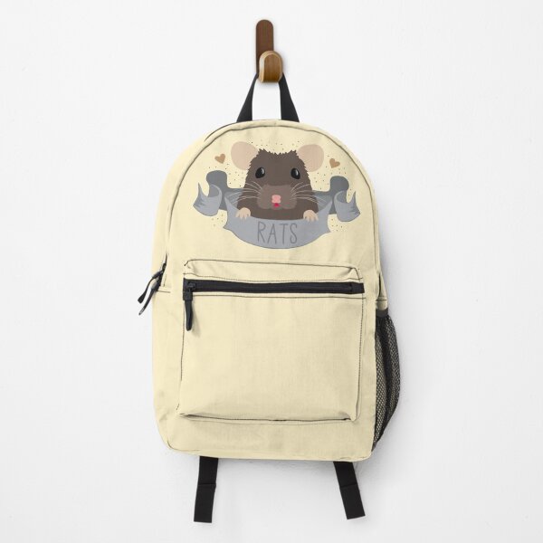Item preview, RATS with cute rat on a banner designed and sold by jazzydevil.
