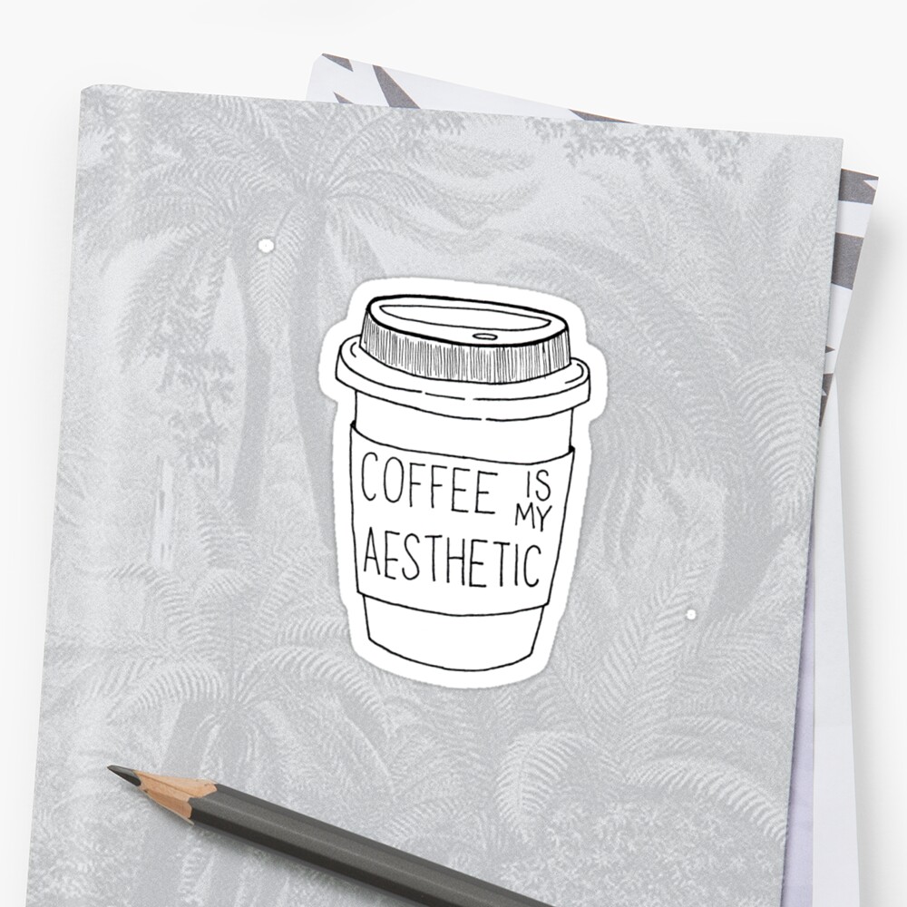 coffee aesthetic stickers png hand drawn these coffee