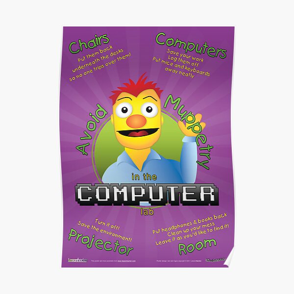 Avoid Muppetry in the Computer Lab Poster
