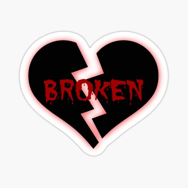 Broken Heart Sticker