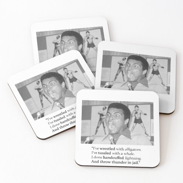 Item preview, Muhammad Ali quote designed and sold by Shores-Store.