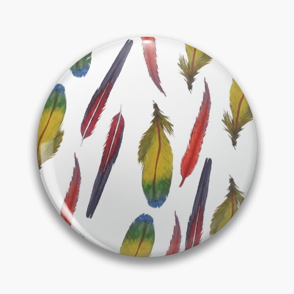Item preview, Estampado de plumas de guacamayo designed and sold by Macaw Recovery Network.