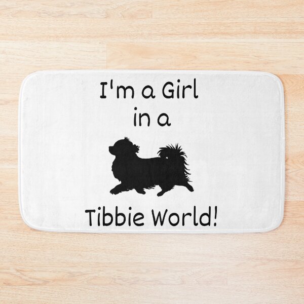 Item preview, Cute Funny Tibetan Spaniel (Tibbie) Design - Girl in a Tibbie World designed and sold by Monica C. Webster.