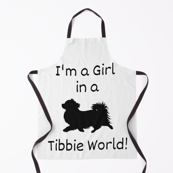 Item preview, Cute Funny Tibetan Spaniel (Tibbie) Design - Girl in a Tibbie World designed and sold by Monica C. Webster.