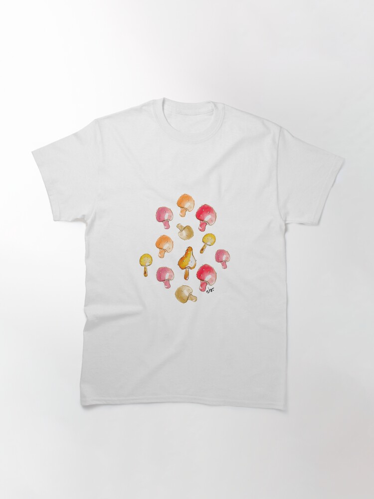 Alternate view of Cute watercolour mushrooms Classic T-Shirt