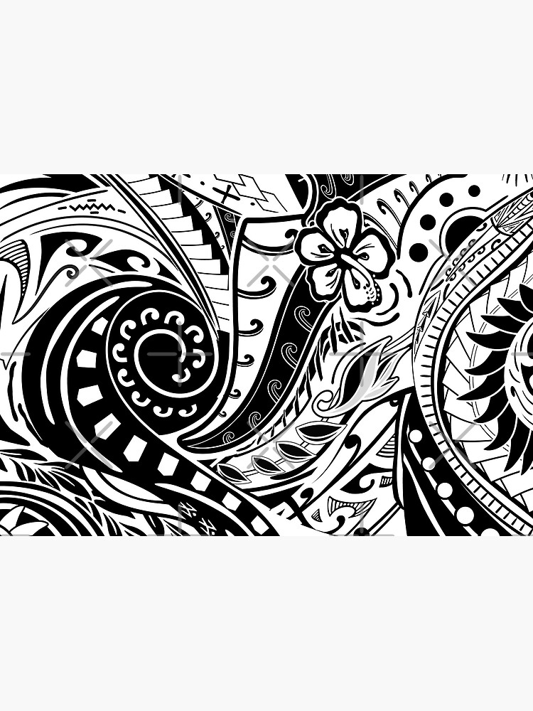 Hawaiian - Samoan - Polynesian Tribal Tattoo Designs | Jigsaw Puzzle