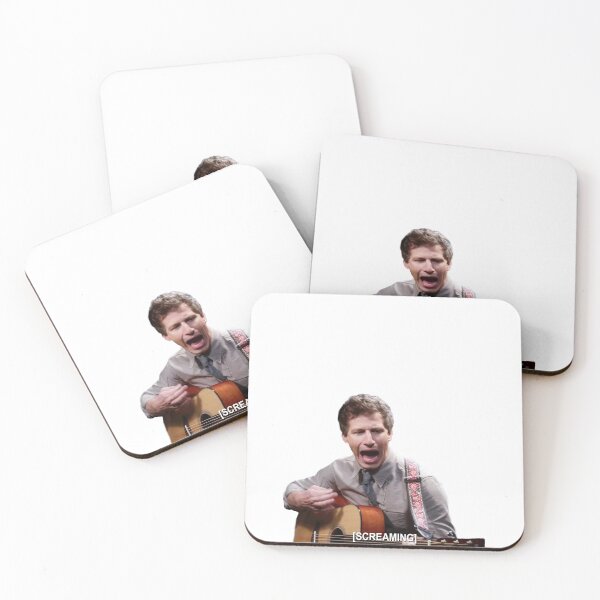 Item preview, Jake Peralta screaming with guitar designed and sold by ellalucy.