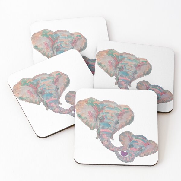 Item preview, Elephant Love (Warm Color) designed and sold by Vanessa Moon.