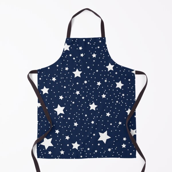 Item preview, Superstar Stellar Starry Night Pattern in White and Nautical Navy Blue designed and sold by kierkegaard.