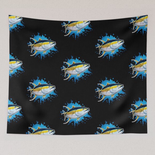 Item preview, Yellowfin Tuna Splash designed and sold by David Pearce Marine Art.