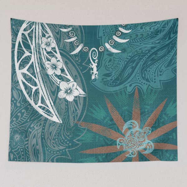 Aperçu de l'œuvre Impression tribale hawaïenne créée et vendue par sunnthreads.