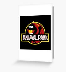 Animal Park Greeting Card