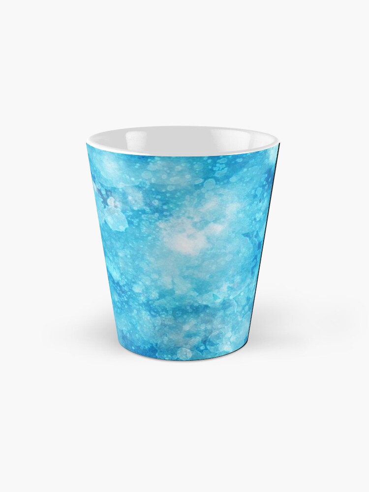 Alternate view of Blue watercolor spaltters Mug