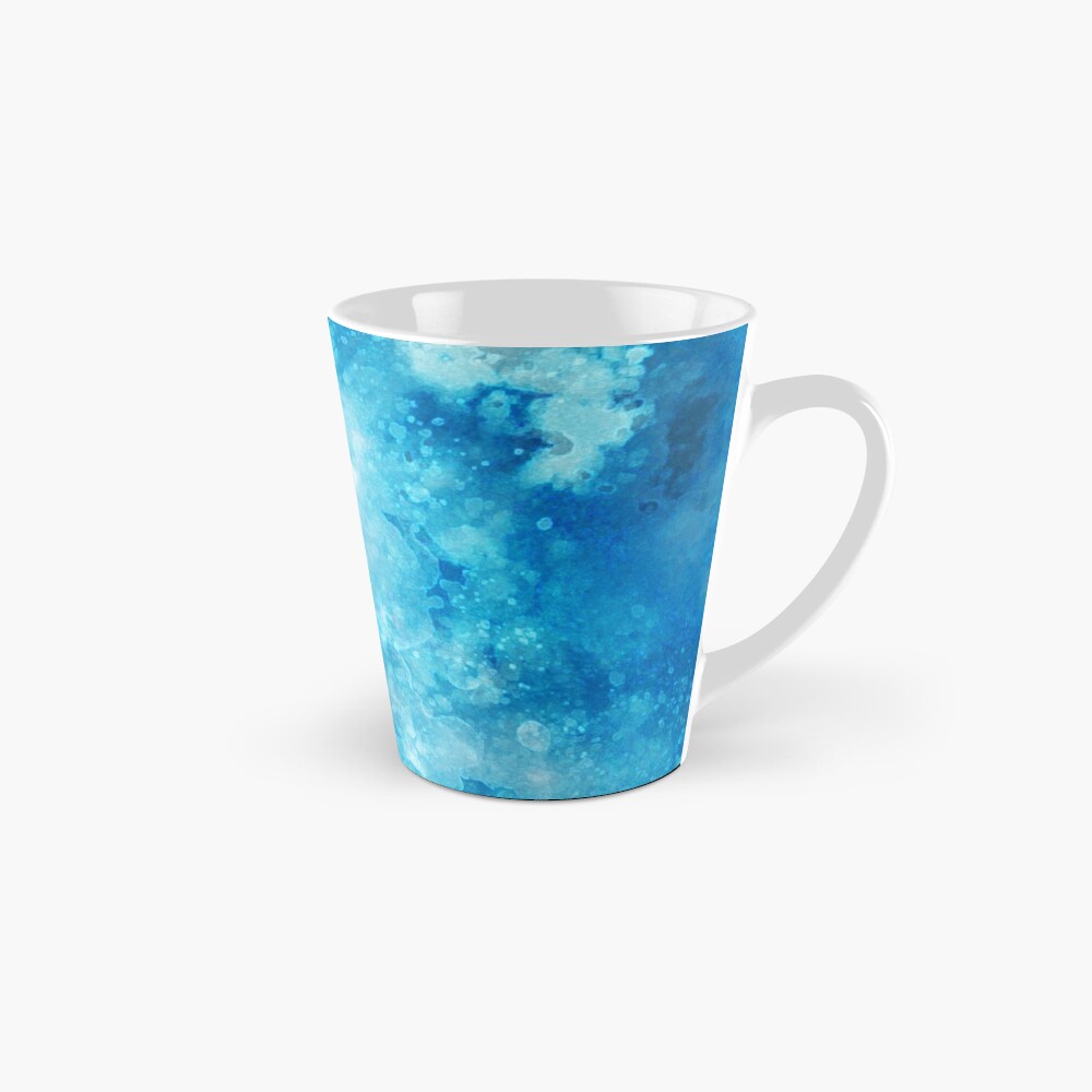 Blue watercolor spaltters Mug
