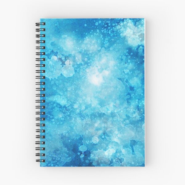 Item preview, Blue watercolor spaltters designed and sold by ebozzastudio.