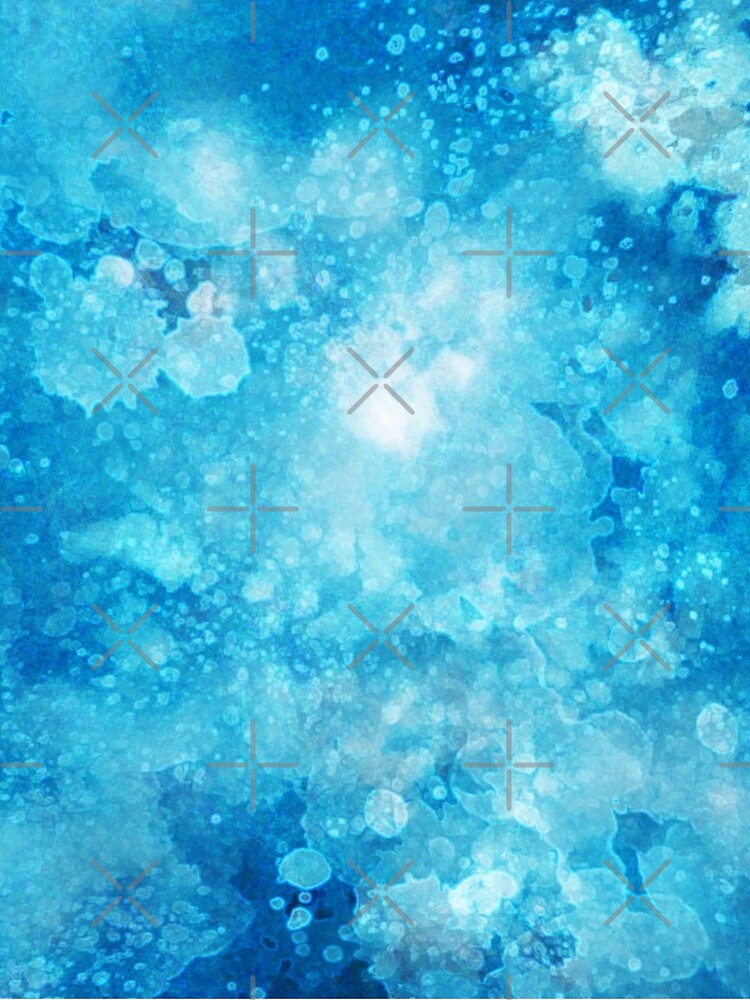 Blue watercolor spaltters by ebozzastudio