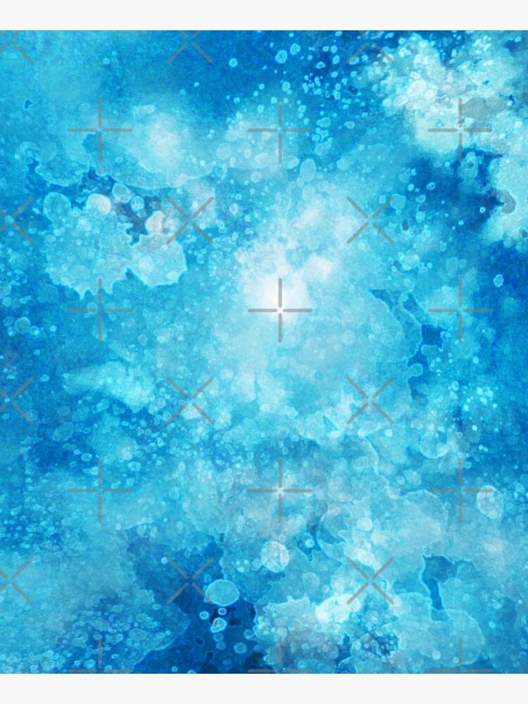 Blue watercolor spaltters by ebozzastudio