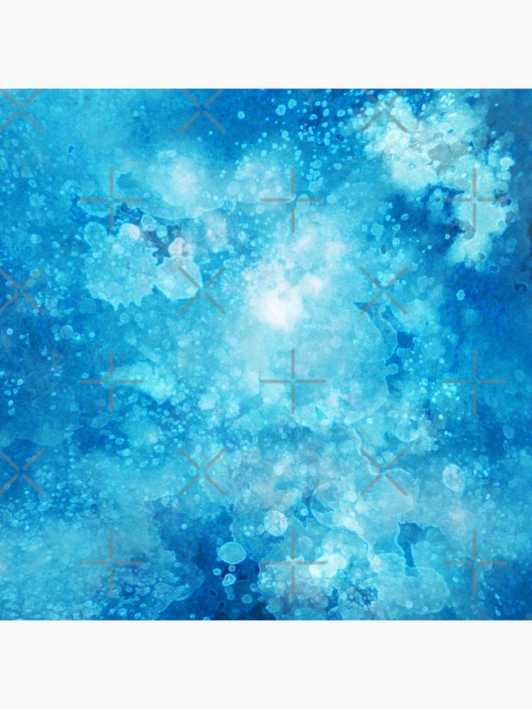 Blue watercolor spaltters by ebozzastudio