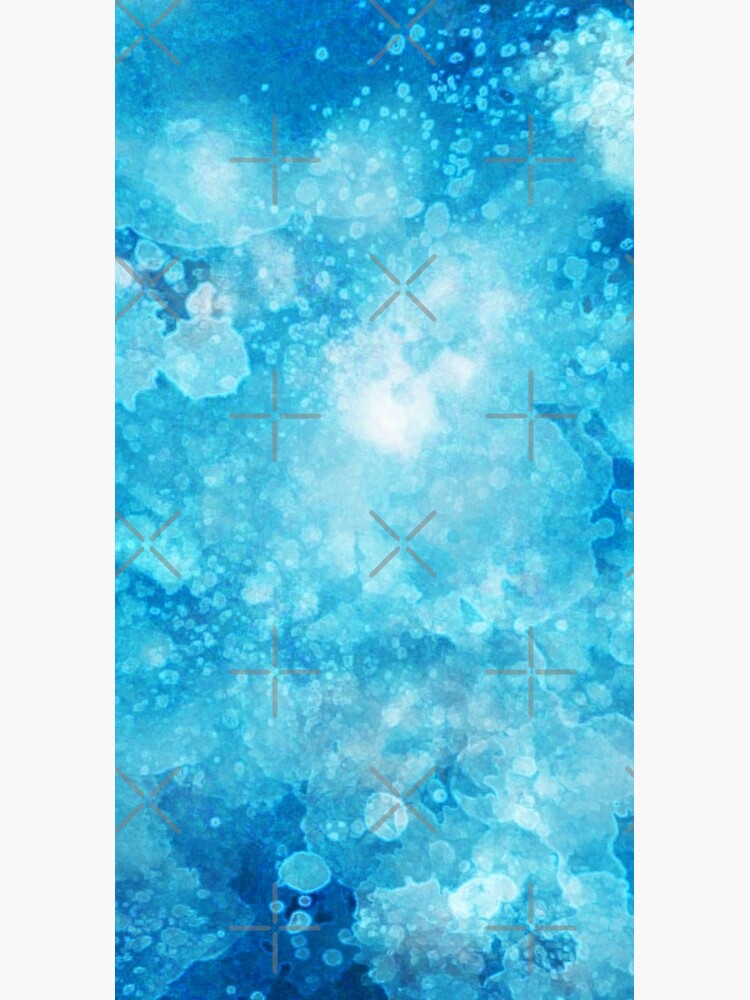 Blue watercolor spaltters by ebozzastudio