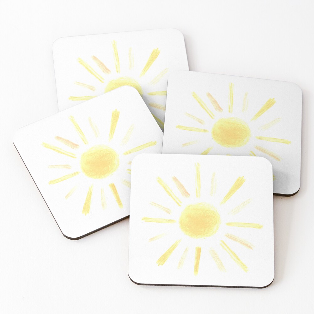 Item preview, Coasters (Set of 4) designed and sold by scribblewithsyd.