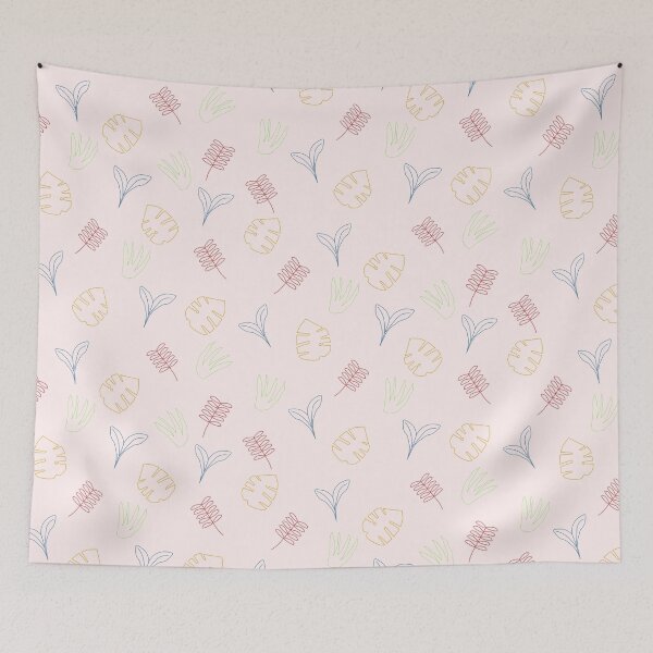 Item preview, Colourful Leafy Pattern designed and sold by GillyMc.
