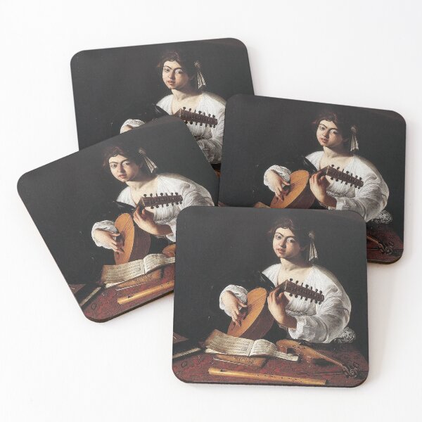 Item preview, HD. Lute player, by Caravaggio (High resolution) designed and sold by ArmoniMundi.