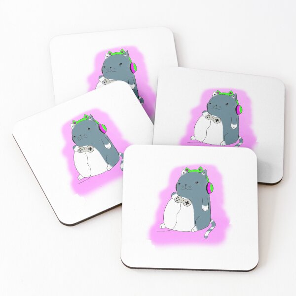 Item preview, Fat Gamer Cat designed and sold by Ariana Bell.