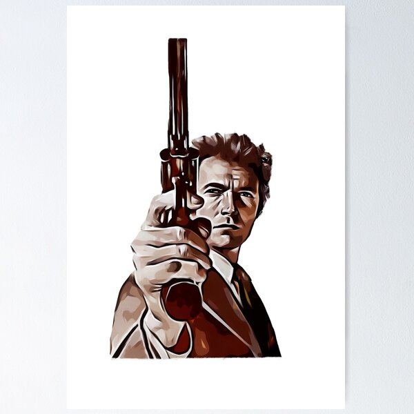 Dirty Harry Vector Posters for Sale | Redbubble