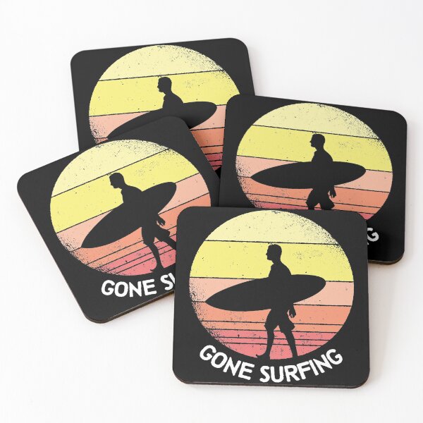 Item preview, Cool Surfer Gone Surfing designed and sold by CoolSilhouettes.