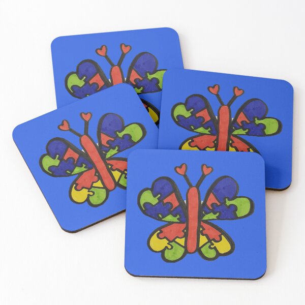 Item preview, Autism Awareness Butterfly  designed and sold by Redbubble_Redhead.