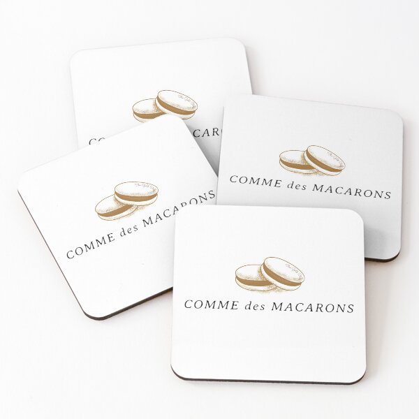 Item preview, Comme des Macarons (v1) x Designer Foodie Puns designed and sold by GoldenStef.