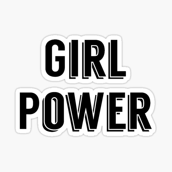 Girl power sticker Sticker