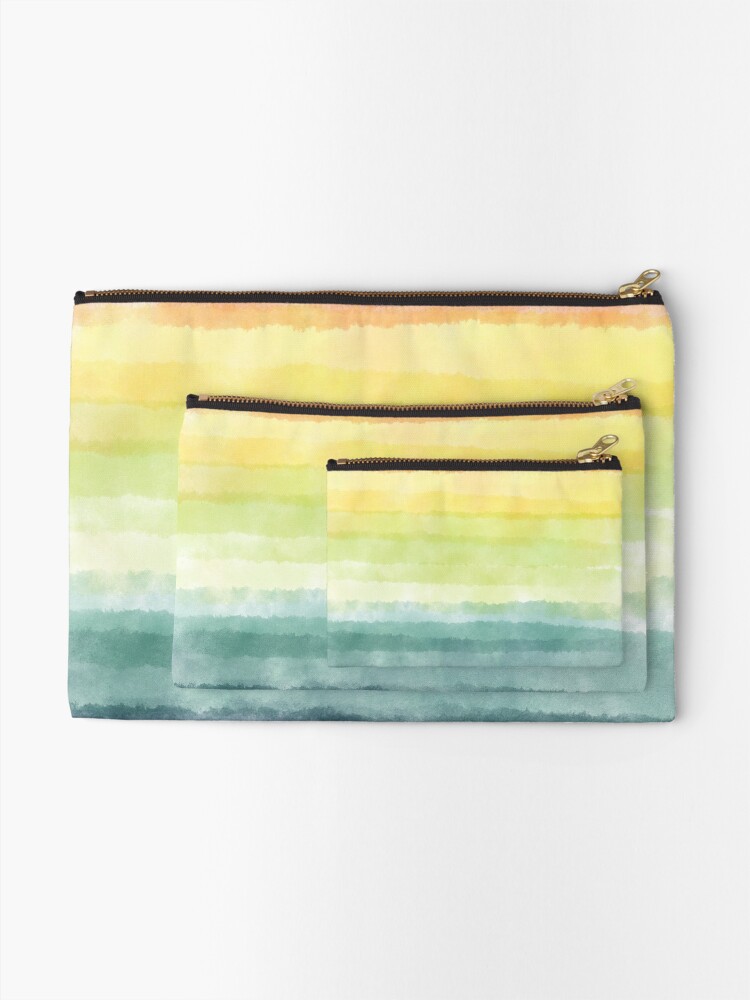 Alternate view of Retro breeze _ watercolour Zipper Pouch