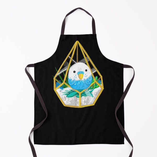 Item preview, Budgie & succulents in a terrarium designed and sold by jasmineberry.