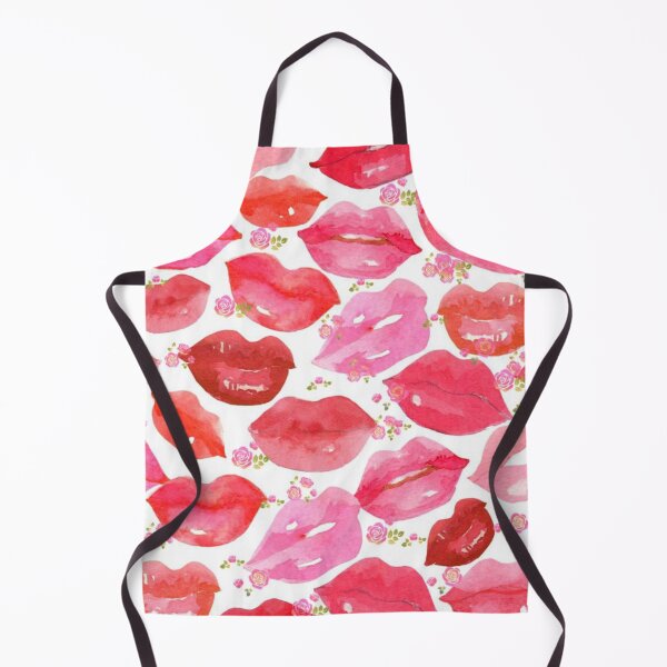 Item preview, lips and roses pattern designed and sold by doctors-apparel.
