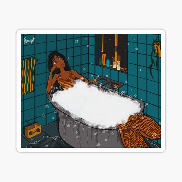 Struggles of a Mermaid Sticker