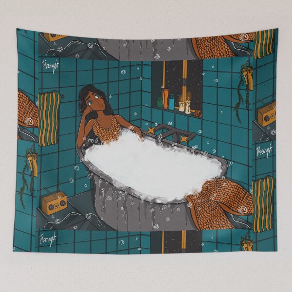 Item preview, Struggles of a Mermaid  designed and sold by phoenixyst.