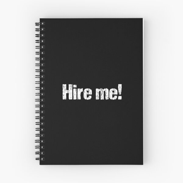 Item preview, Hire me! - white text designed and sold by janeynic.
