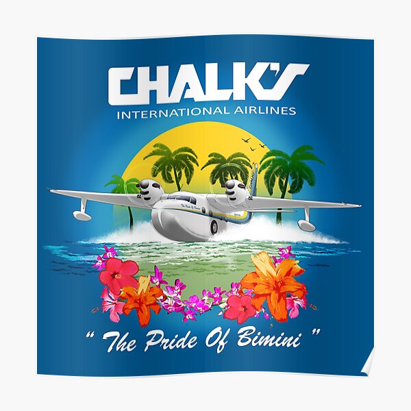 CHALKS AIRLINES Poster
