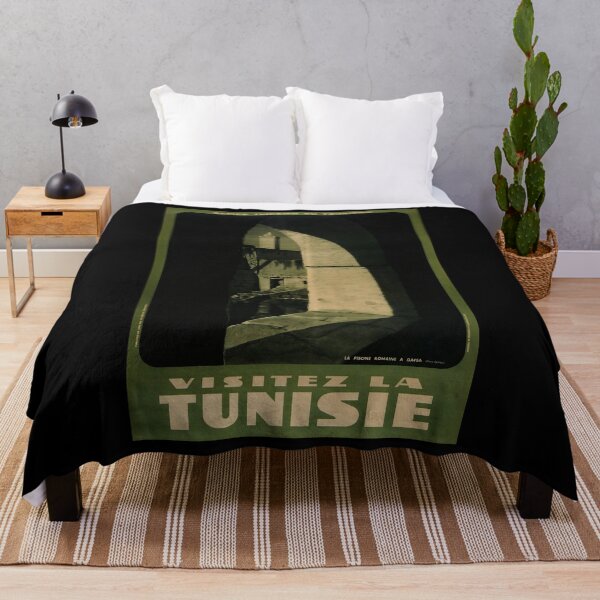Item preview, Visitez la Tunisie vintage travel poster designed and sold by stickart-marek.