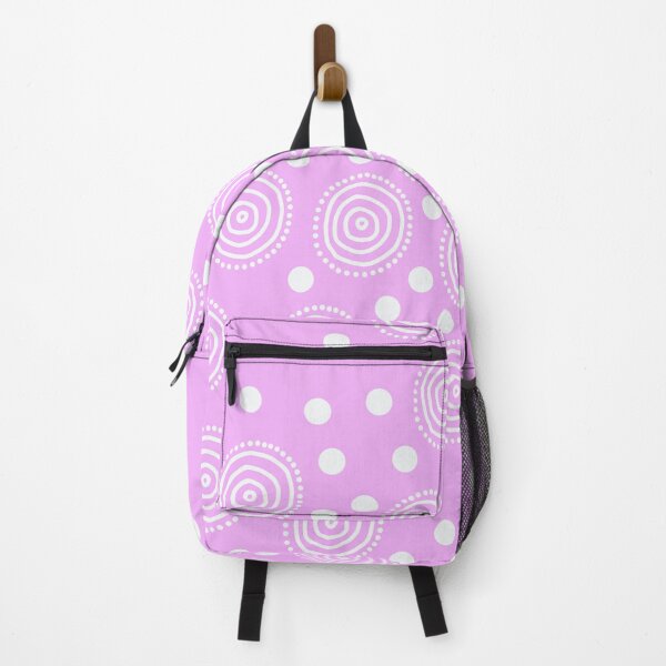 Item preview, Circles in Circles: Pastel Pink and White designed and sold by Whoopsidoodle.