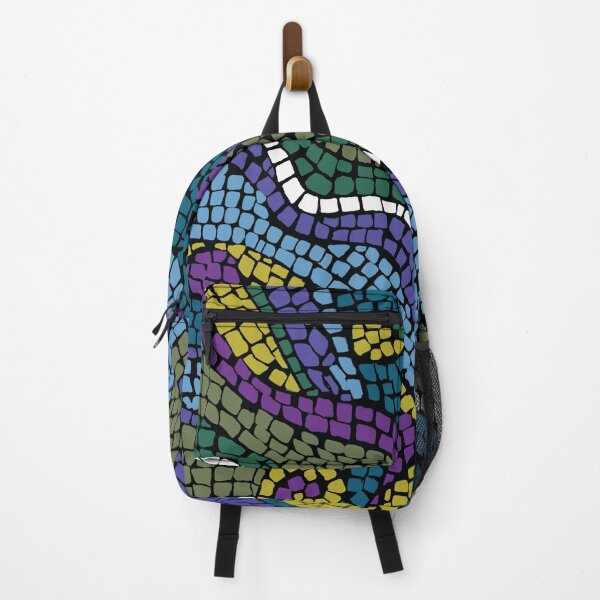 Item preview, Mosaic Swirls in Purple, Teal, Turquoise designed and sold by Leslie Rogers Todder.