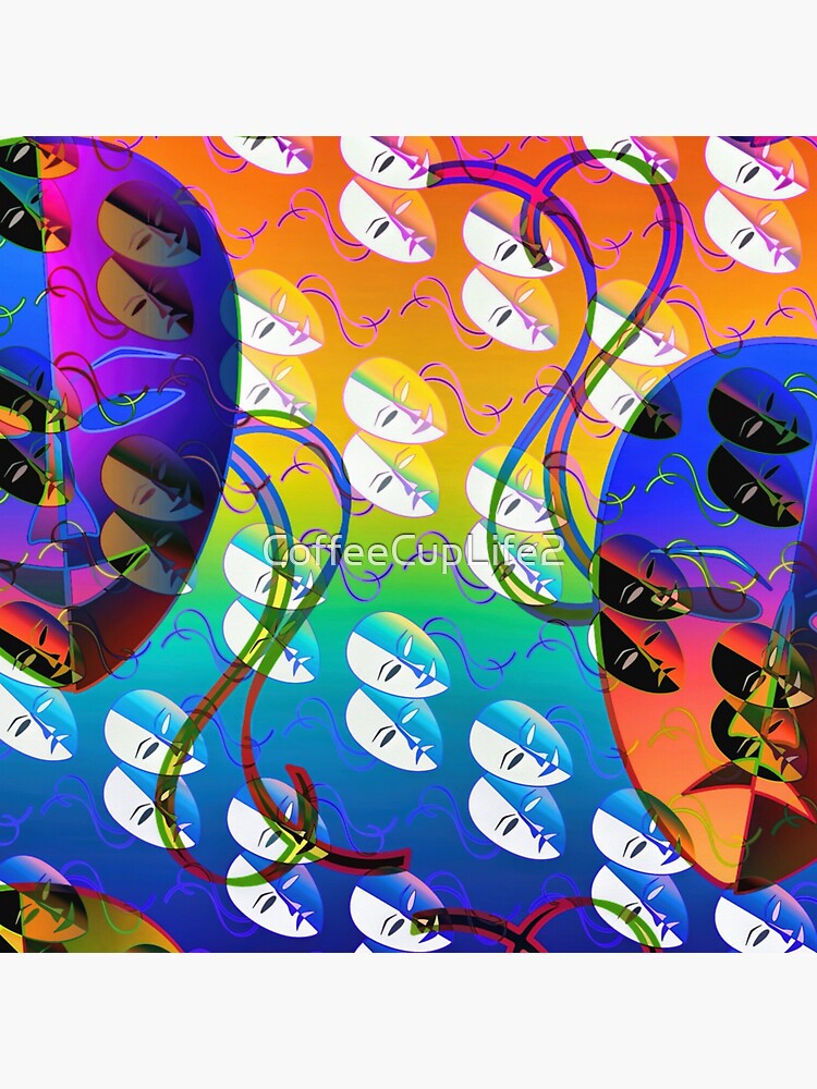 TheCoffeeCupLife: Colors of the Masks by CoffeeCupLife2