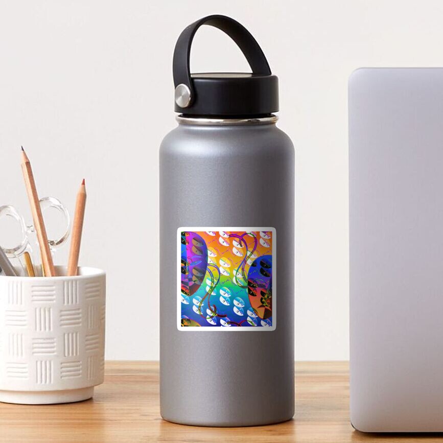 TheCoffeeCupLife: Colors of the Masks Sticker