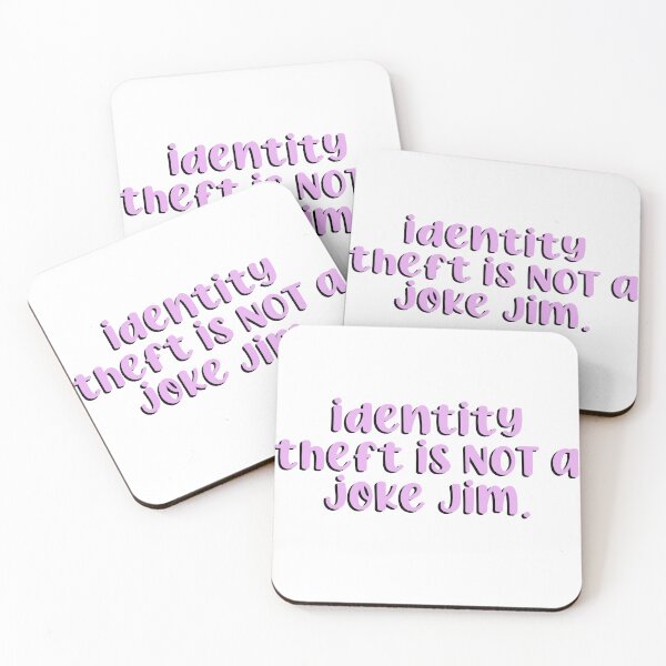 Item preview, Identity Theft Is NOT a Joke Jim designed and sold by stickersbylaurt.