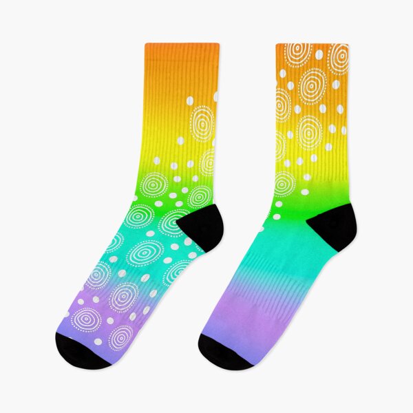 Item preview, Circles in Circles - Bright Rainbow! designed and sold by Whoopsidoodle.