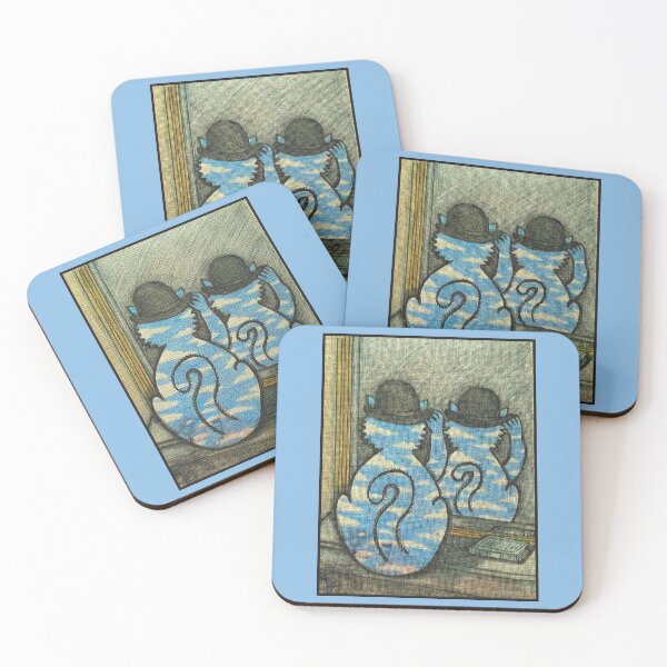 Item preview, Magritte's Moggy designed and sold by PaniaBrown.