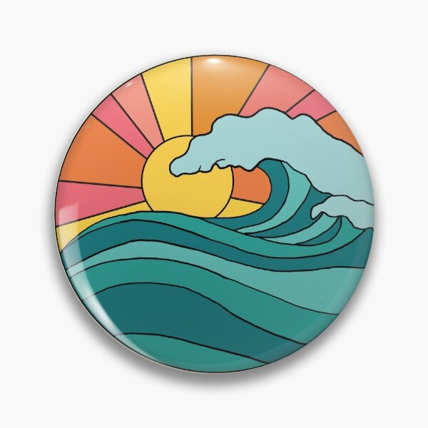 Item preview, Sunset Ocean circle designed and sold by colleenm2.